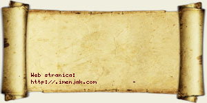 Nina Stanković vizit kartica